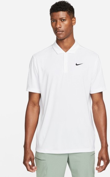 Solid black polo outlet